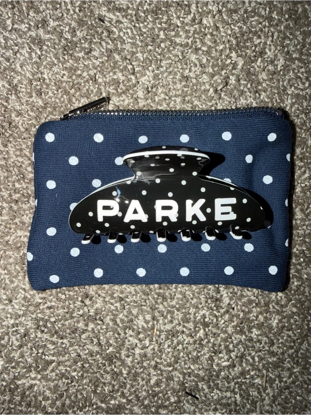 Parke Polka Dot Claw Clip